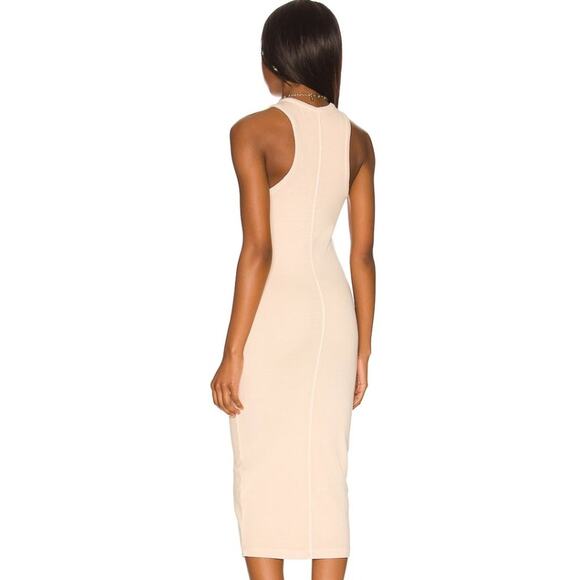 Tularosa Green The Emily Midi Dress in Cream NWOT Size Small - Picture 2 of 4